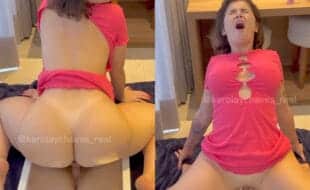 Kerolay Chaves masturbando a buceta com consolo grande