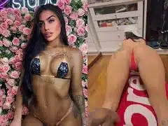 Dynho Alves lubrificando e passando a mão na bucetinha da Mc Mirella