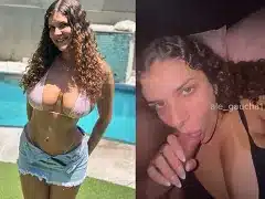 Famosas do Privacy transando juntas dividindo a vara do macho