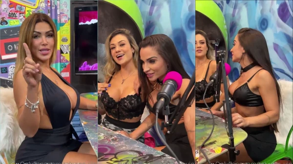 Cris Galera se mostrando no podcast