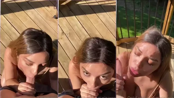 A Katiana Kay deu uma saidinha com um membro grandão
