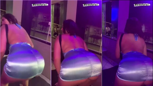 Assista aos vídeos da Brenda Vitória dançando e rebolando, bem novinha!