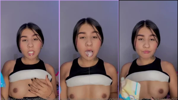 Fernanda Gil mostrando os peitos gigantes