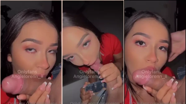 Angielorenn_ll deu uma ajeitada e começou a fazer aquele carinho esperto