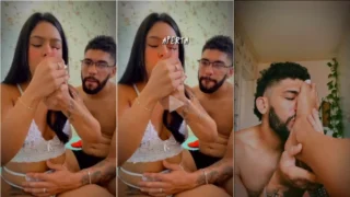 Naomi Lee se divertindo muito com seu namorado, fumando e fazendo um monte de besteiras