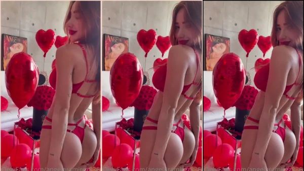 Angela Ramirez, uma ruiva maravilhosa e cheia de curvas, em um vídeo bem caliente
