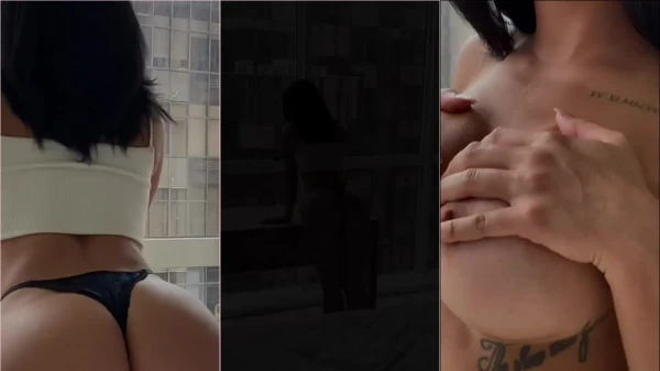 Aline Mineiro, essa deusa, ebuceta seus peitão maravilhosos com muito charme