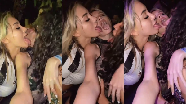 Yuslopez tascou uns beijos em várias garotas na balada!